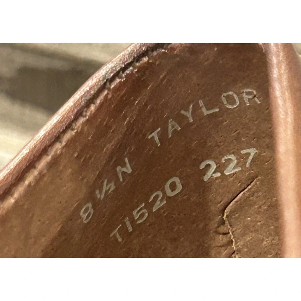 Trotters Brown Leather Loafers Horsebit Comfort Slip On Square Toe Size 8.5N EUC